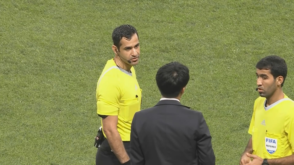  賈西姆執(zhí)法亞冠海港客戰(zhàn)神戶勝利船，此前主哨國足0-7日本