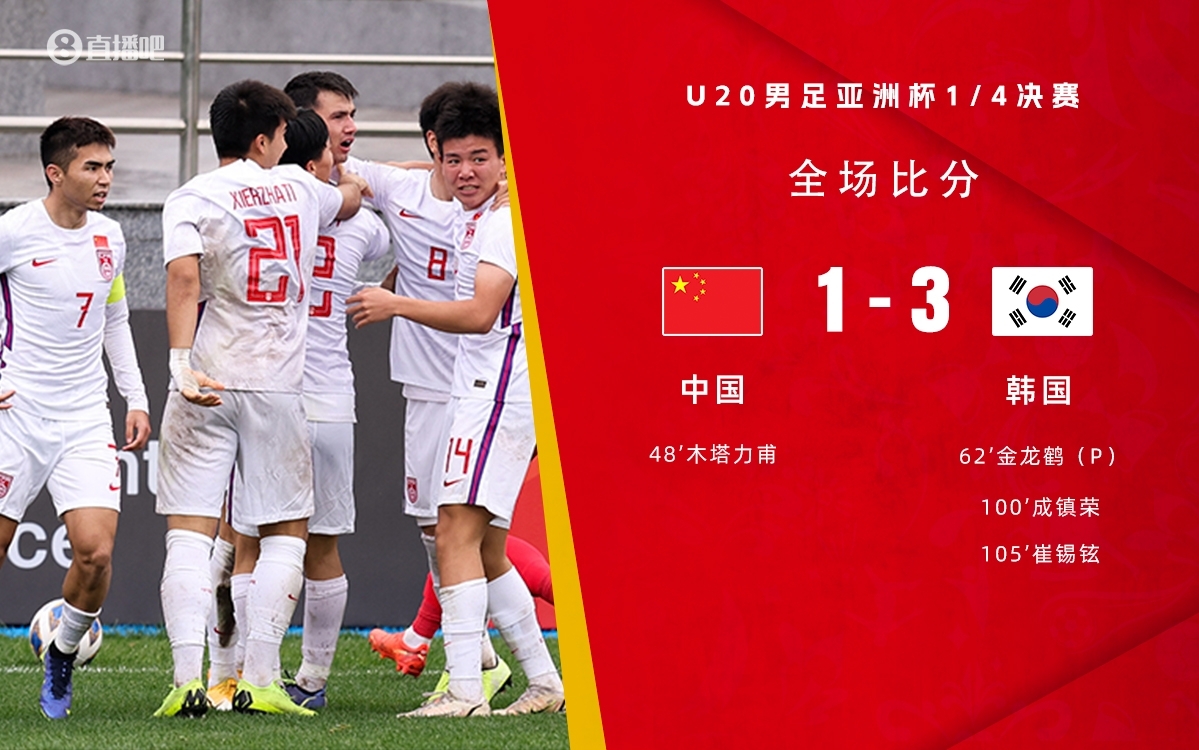  復(fù)仇！U22國足絕殺復(fù)仇韓國，2年前U20亞洲杯加時(shí)憾負(fù)無緣世青賽