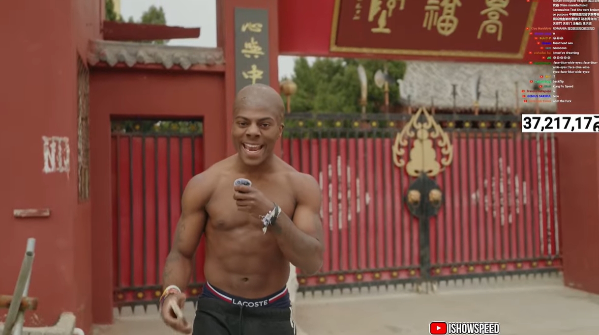  光頭造型！Speed中國行來到鄭州少林寺，上香拜佛學(xué)功夫
