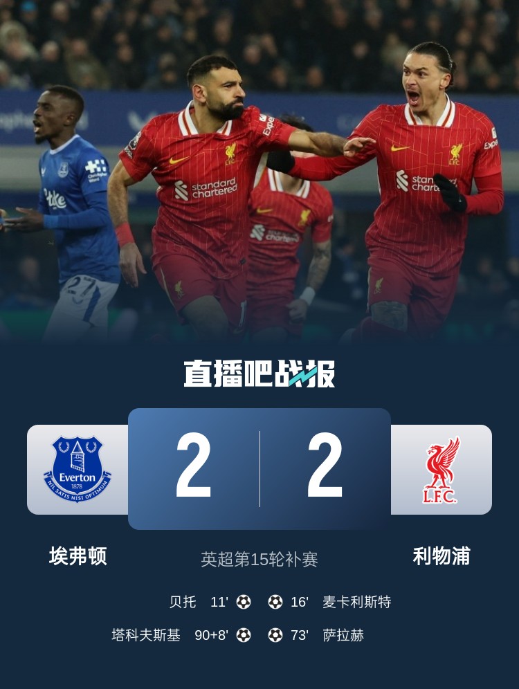  劉語熙評默西塞德德比：場面勝過比分，奧利弗又一次當“主角”